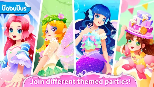 Gameplay screenshot 1 from Little Panda: Princess Party - Educational game